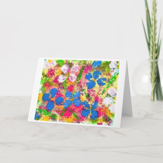 Petal Me Perfect Greeting Card< Blank Inside> サンキューカード (正面)