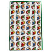 Petal Paisley Rhythm ミディアムペーパーバッグ (正面)