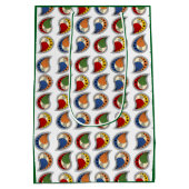 Petal Paisley Rhythm ミディアムペーパーバッグ (裏面)