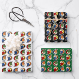 Petal Paisley Rhythm ラッピングペーパーシート