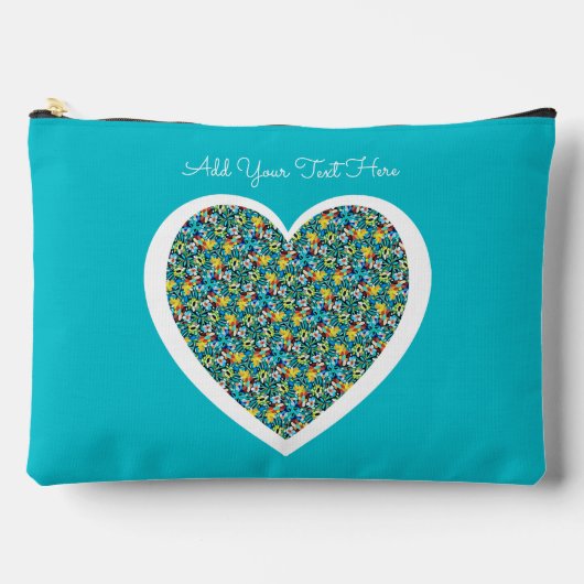 Petal Party Pattern Accessory Pouch アクセサリーポーチ (正面)