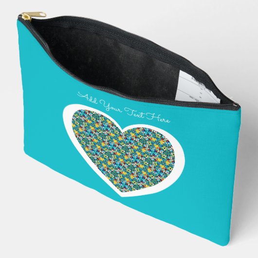 Petal Party Pattern Accessory Pouch アクセサリーポーチ (見開き)