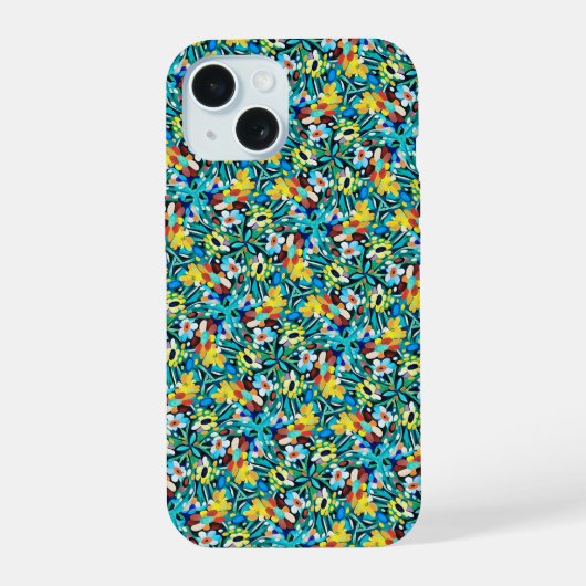 Petal Party Pattern iPhone / iPadケース 15ケース (裏面)
