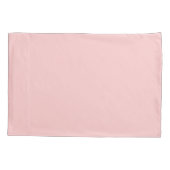 Petal Pink Wavy Scallop Frame Monogram 枕カバー (裏面)