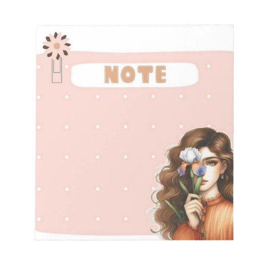 Petal & Polka: Muse Notesコレクシお洒落ョン ノートパッド (正面)