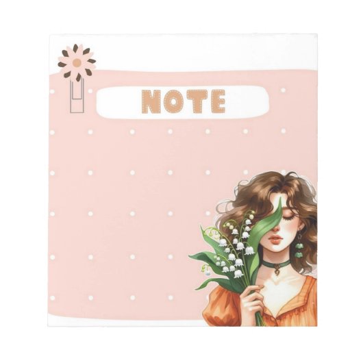 Petal & Polka: Muse Notesコレクシお洒落ョン ノートパッド (正面)