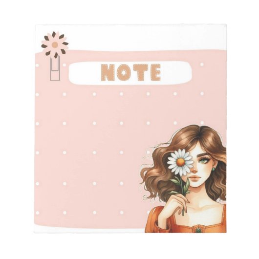 Petal & Polka: Whimsical Muse Notes Collection ノートパッド (正面)