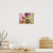 Petal Profusion Delicate Tranlucent Flower ポスター (キッチン)