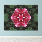 Petal Symphony キャンバスプリント (インサイチュ (ウッドフロア))