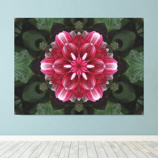 Petal Symphony キャンバスプリント (インサイチュ (ウッドフロア))