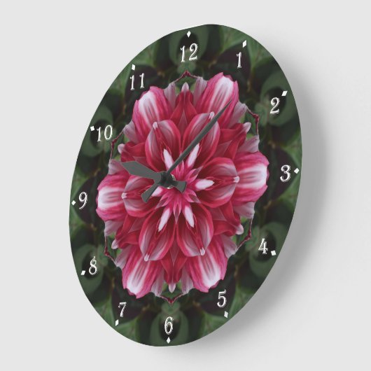 Petal Symphony ラージ壁時計 (傾斜)