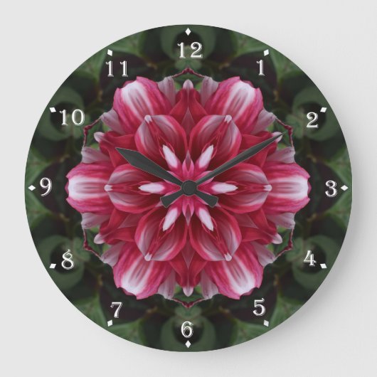 Petal Symphony ラージ壁時計 (正面)