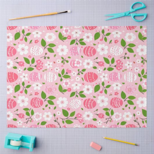 Petals and Painted Eggs 薄葉紙 (クラフト)