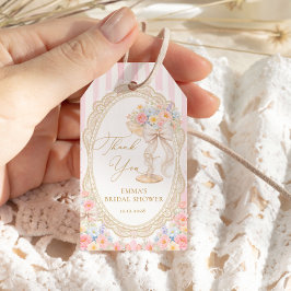 Petals and Prosecco Bridal Shower ギフトタグ