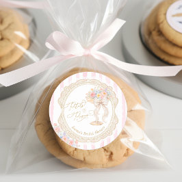 Petals and Prosecco Bridal Shower ラウンドシール