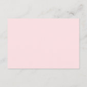 Petals and Prosecco Bridal Shower Advice for Bride エンクロージャーカード (裏面)