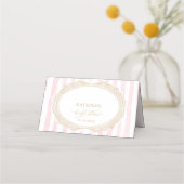 Petals and Prosecco Bridal Shower Place Card プレイスカード (裏面)
