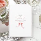 Petals and Prosecco Pink Floral Bridal Shower 招待状