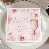 Petals de Prosecco Rosa para Chá de Noiva スタンダードカクテルナプキン