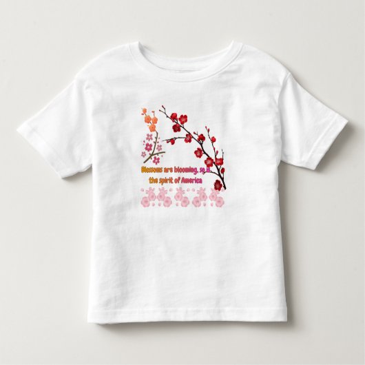 Petals in Pink Harmony トドラーTシャツ (正面)