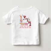 Petals in Pink Harmony トドラーTシャツ (裏面)