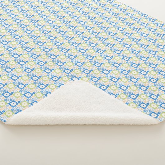 Petals In Silence 10. Floral pattern.  シェルパブランケット (3/4)