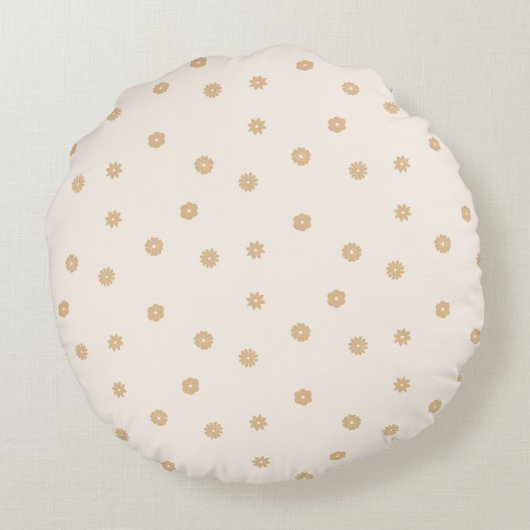 Petals In Silence 10. Floral pattern.  ラウンドクッション (裏面)