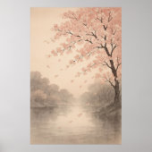 Petals on the River Springtime Serenity ポスター (正面)