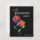 🌈 Petals & Pride オンラインRSVP 出欠カード (正面)