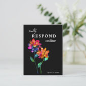 🌈 Petals & Pride オンラインRSVP 出欠カード (スタンド正面)