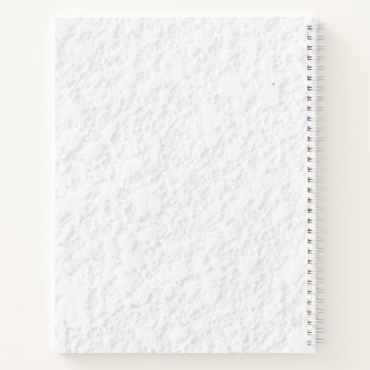 Petals & Prose Personalized Floral  ノートブック (裏面)