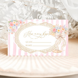 Petals Prosecco How Many Kisses Game エンクロージャーカード