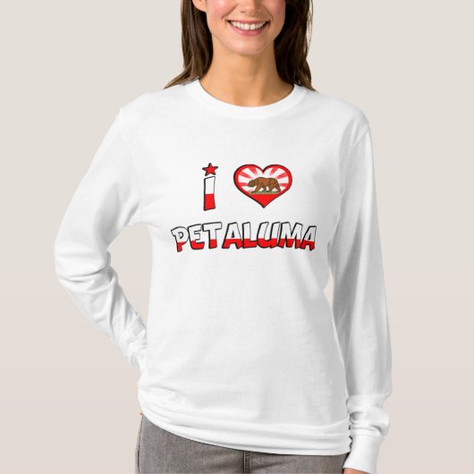 Petaluma、カリフォルニア Tシャツ (正面)