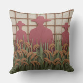 Petani Rice Carve 3d Batik Motif クッション (裏面)