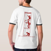 petanqueの印 tシャツ (裏面)