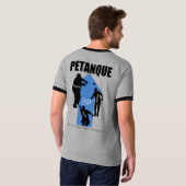 PetanqueのTシャツ01 Tシャツ (裏面フル)