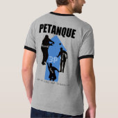 PetanqueのTシャツ01 Tシャツ (裏面)