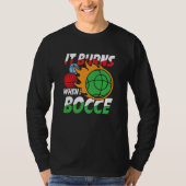 Petanque Petanque Game Bocce Ball Boule for Bocce Tシャツ (正面)