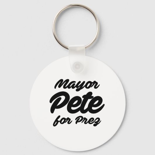 Pete市長を大統領に キーホルダー (正面)