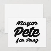 Pete市長を大統領に ポストカード (正面/裏面)