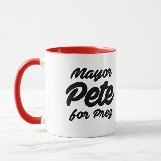 Pete市長を大統領に マグカップ (左)