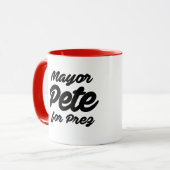 Pete市長を大統領に マグカップ (正面左)