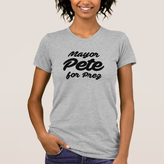 Pete市長を大統領に Tシャツ (正面)