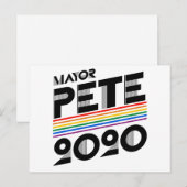 Pete市長プライド2020 ポストカード (正面/裏面)