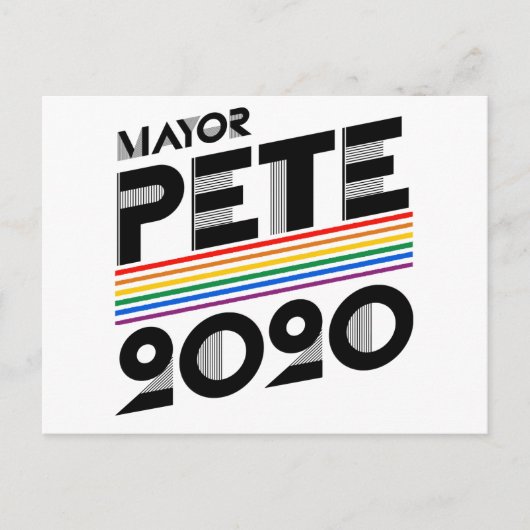 Pete市長プライド2020 ポストカード (正面)
