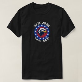 Pete 2028のNuff氏が述べた Tシャツ