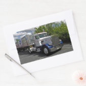 Pete 359 Axleステッ独身のカー 長方形シール (封筒)