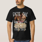 PETE DANCING PIG OREGON STATE 1977 Tシャツ (正面)