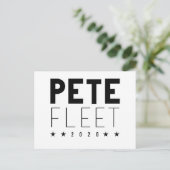 Pete Fleet 2020 ポストカード (スタンド正面)