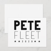 Pete Fleet 2020 ポストカード (正面/裏面)